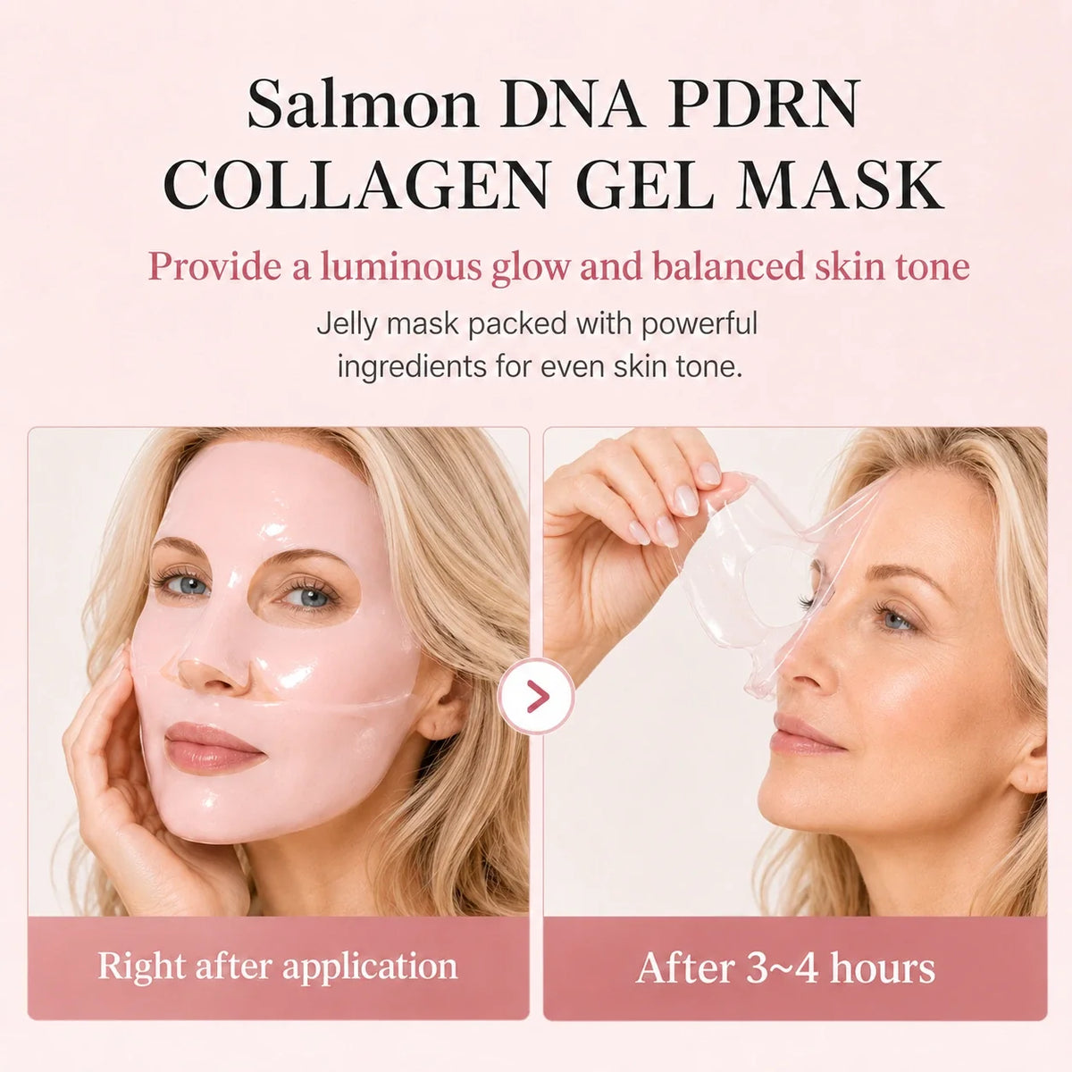 Maison Salmon PDRN Pink Collagen Jelly Gel Mask (1 sheet)