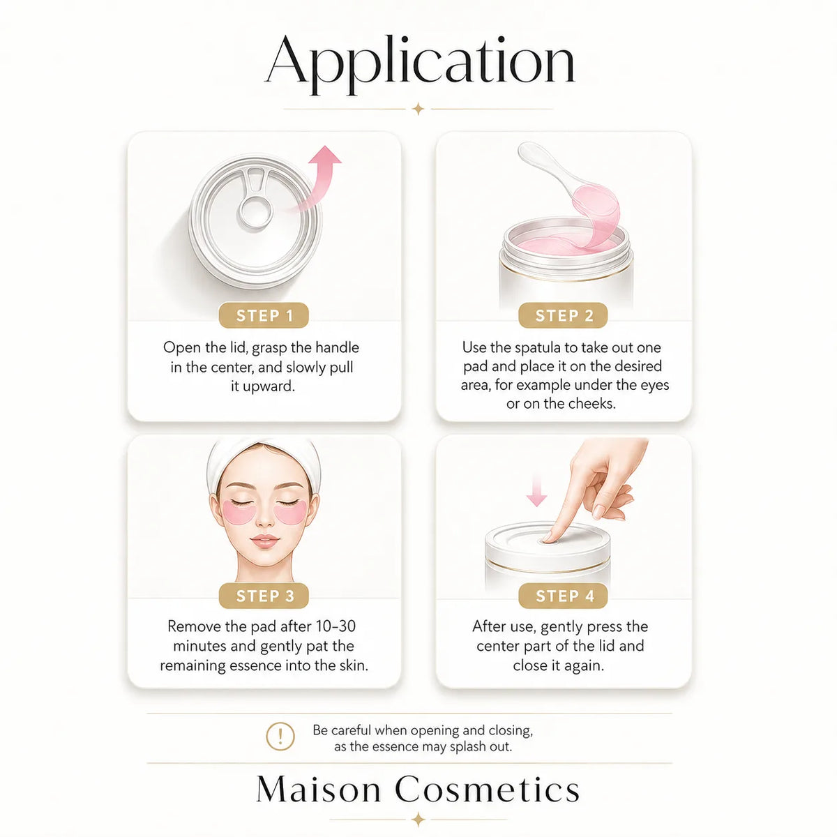 Maison Firming Hydrogel Eye Patches